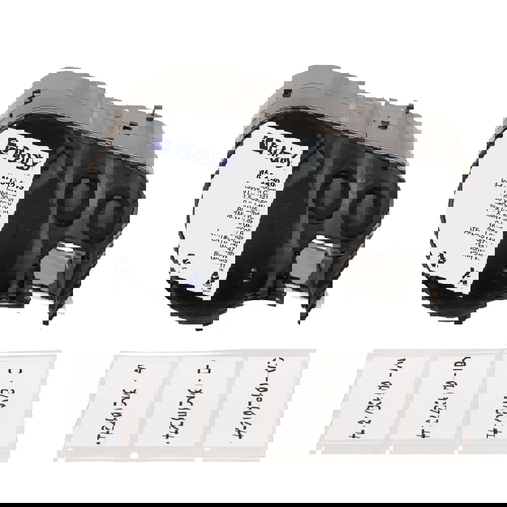 Labels, Ribbons & Tapes; Application: Label Printer Cartridge ; Type: Label Printer Cartridge ; Color Family: White ; Color: Black on White ; Number Of Labels Per Roll: 160 ; For Use With: BMP51; BMP53; M511